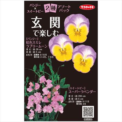 アソートパック パンジー×スイートピー 玄関で楽しむ