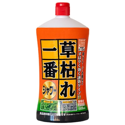 草枯れ一番シャワー