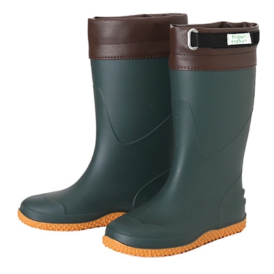 農林女子長靴 カーキ