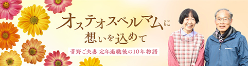 定年退職後の菅野夫妻10年の物語<br>オステオスペルマムに思いに込めて